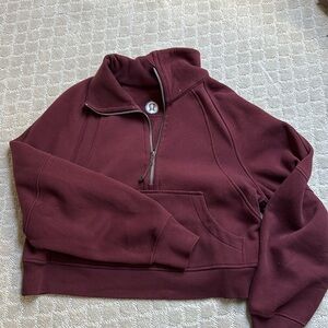 Lululemon Scuba Oversized Funnel Neck Half Zip